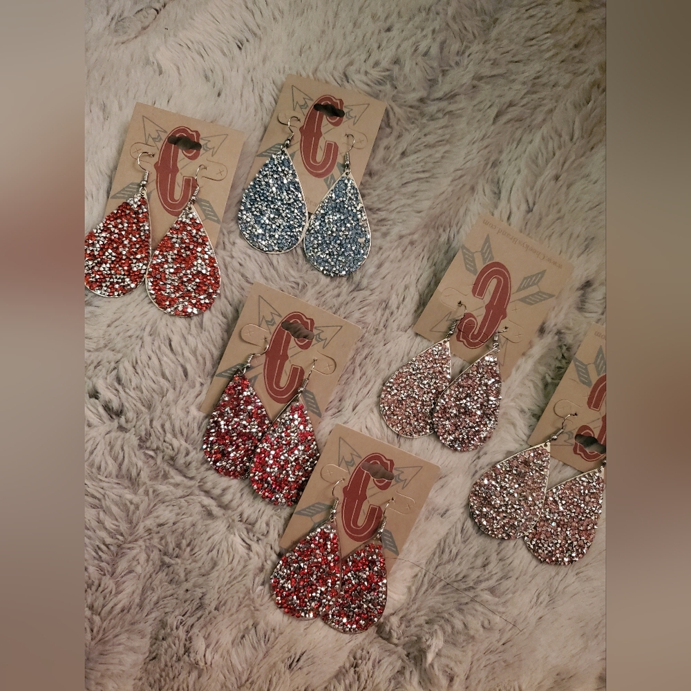 Rhinestone earrings
